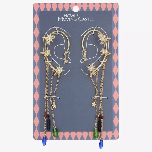 Hot Topic Jewelry - Studio Ghibli Howl's Moving Castle‎ Star & Gem Ear Cuff Set Hot Topic